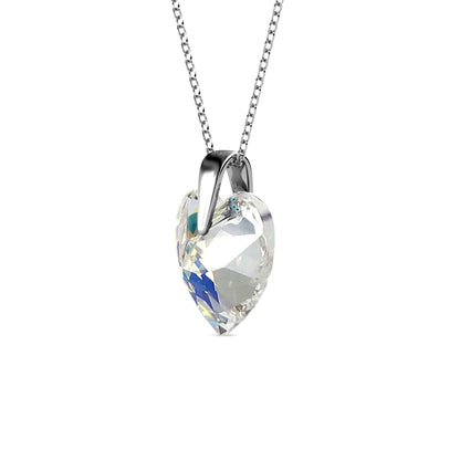 Pendentif Crystaline Heart en Cristal Autrichien : Élégance et Brillance Assurée