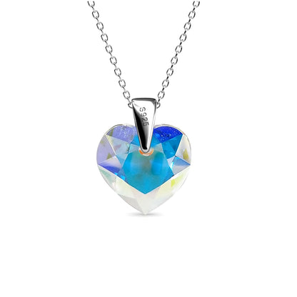 Pendentif Crystaline Heart en Cristal Autrichien : Élégance et Brillance Assurée