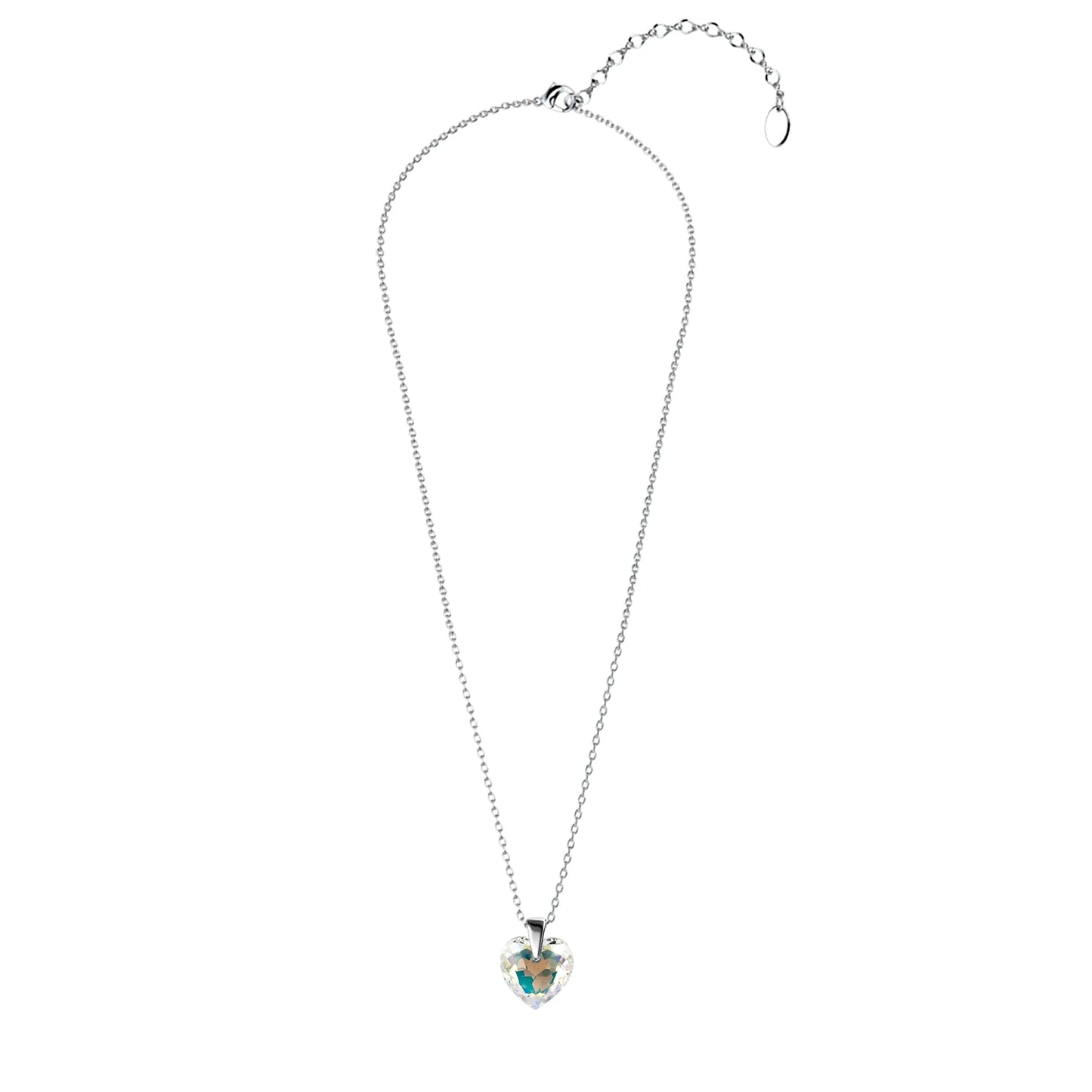 Pendentif Crystaline Heart en Cristal Autrichien : Élégance et Brillance Assurée