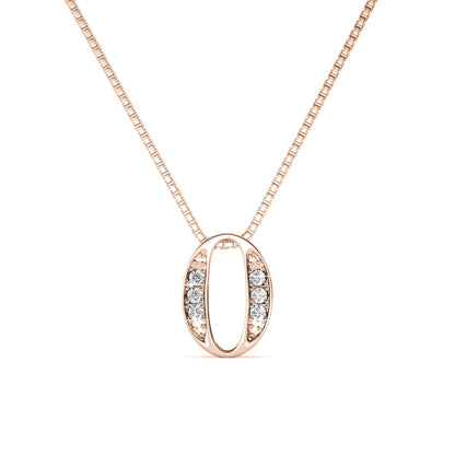 Chaîne porte-bonheur en plaqué or rose ou rhodium avec cristaux Swarovski®