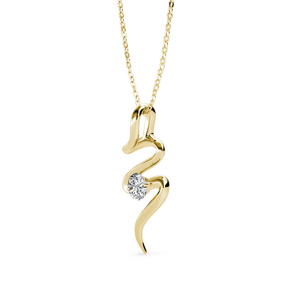 Coffret Parure Spirale : Élégance avec Collier et Boucles d'Oreilles en Cristaux Autrichiens