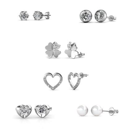 Coffret Cœur Élégance : 14 Bijoux en Cristaux Autrichiens pour un Style Raffiné