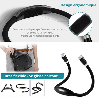 Lampe de lecture USB flexible et rechargeable pour toutes vos activités