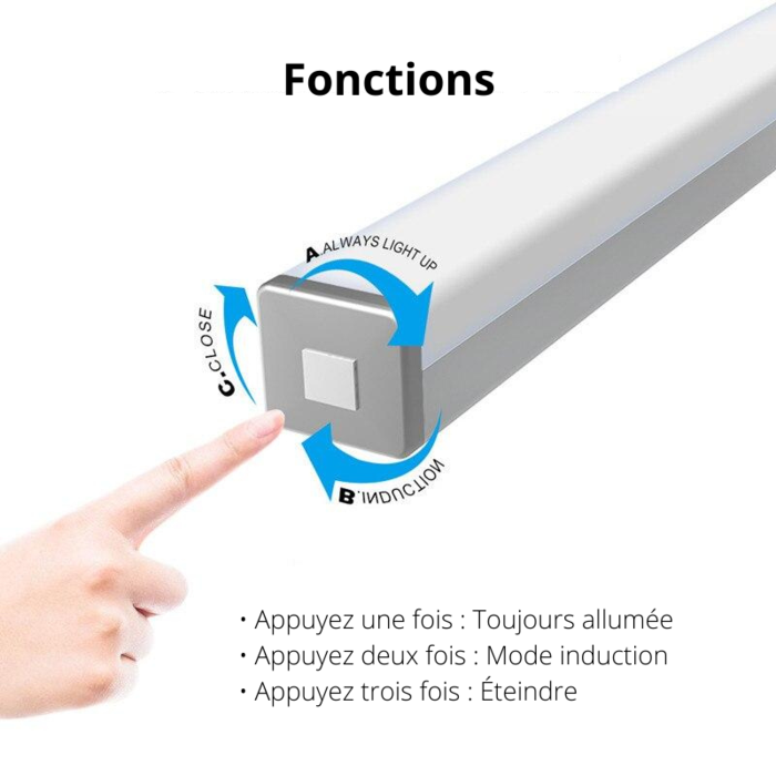 Lampe LED Detecteur de Mouvement - Éclairage Intérieur Automatique