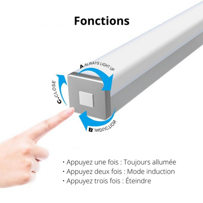 Lampe LED Detecteur de Mouvement - Éclairage Intérieur Automatique