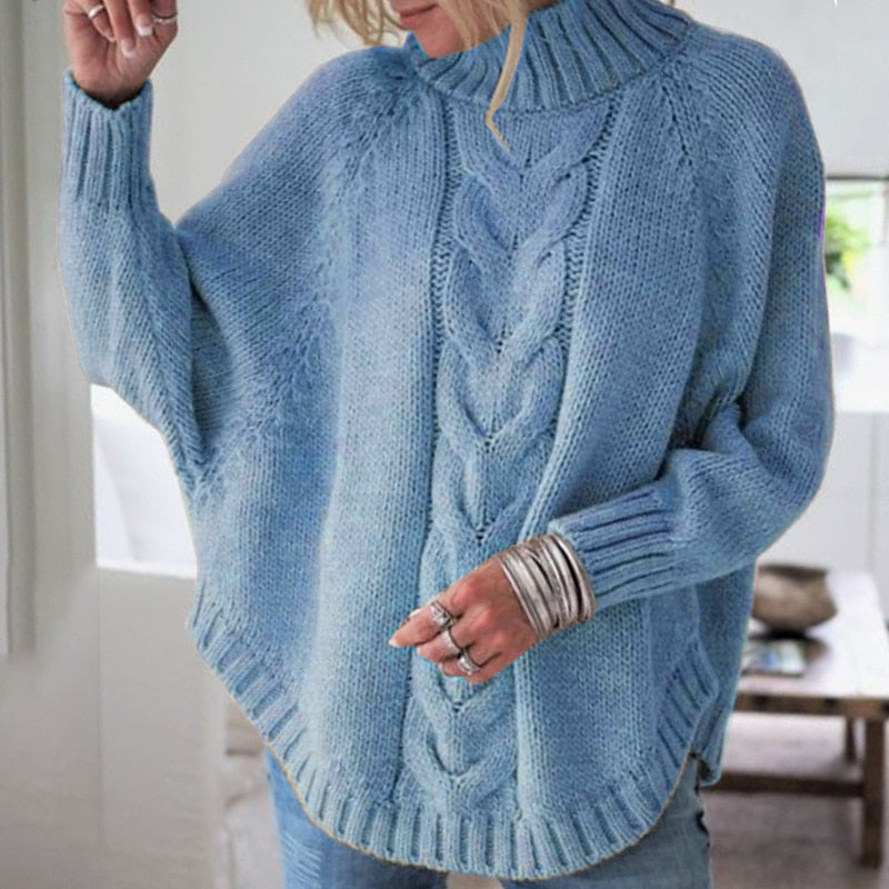 Pull Oversize en Maille Torsadée - Élégance et Confort pour Femme