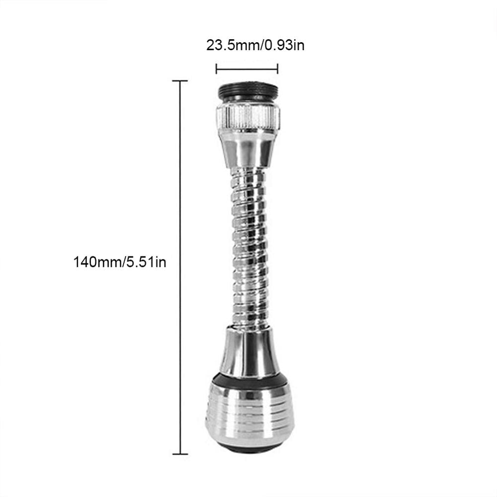 Adaptateur de robinet pivotant 360° avec économiseur d'eau pour une cuisine pratique