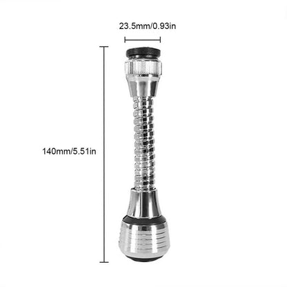 Adaptateur de robinet pivotant 360° avec économiseur d'eau pour une cuisine pratique