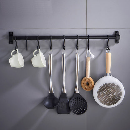 Barre Porte-Outils Élégante pour Cuisine avec Crochets Pratiques