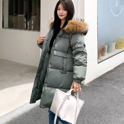 Parka Longue Diane à Capuche - Élégance et Confort pour l'Hiver