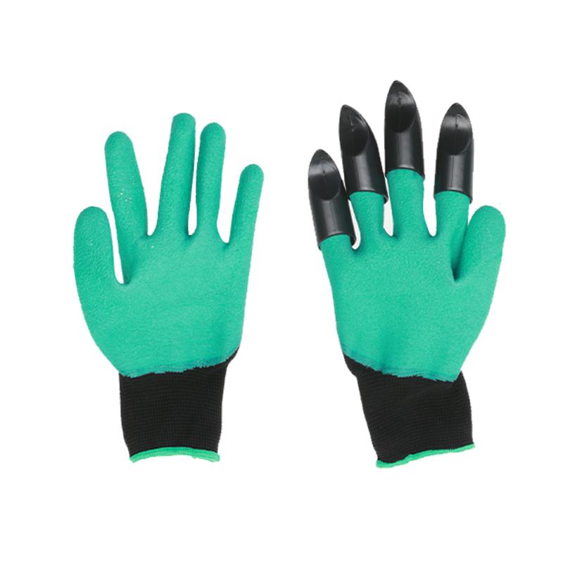Gants de Jardinage en Caoutchouc avec Griffes Multifonctions