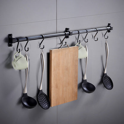 Barre Porte-Outils Élégante pour Cuisine avec Crochets Pratiques