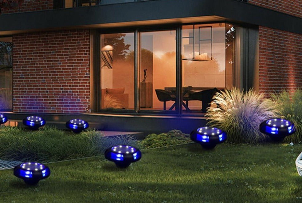 Spots LED Solaire pour Jardin - Éclairage Pratique et Élégant