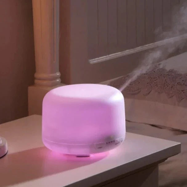 Diffuseur d'huiles essentielles intelligent à télécommande en bois