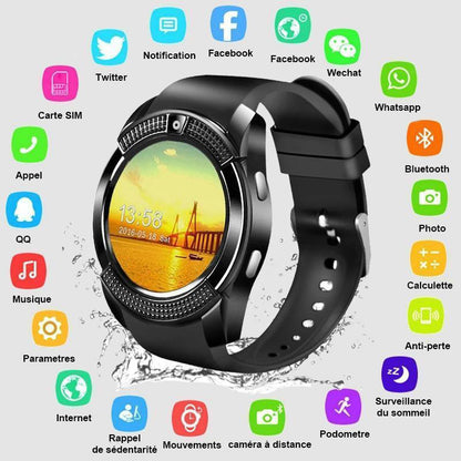 Montre connectée élégante "Nayah" – Votre alliée technologique au poignet