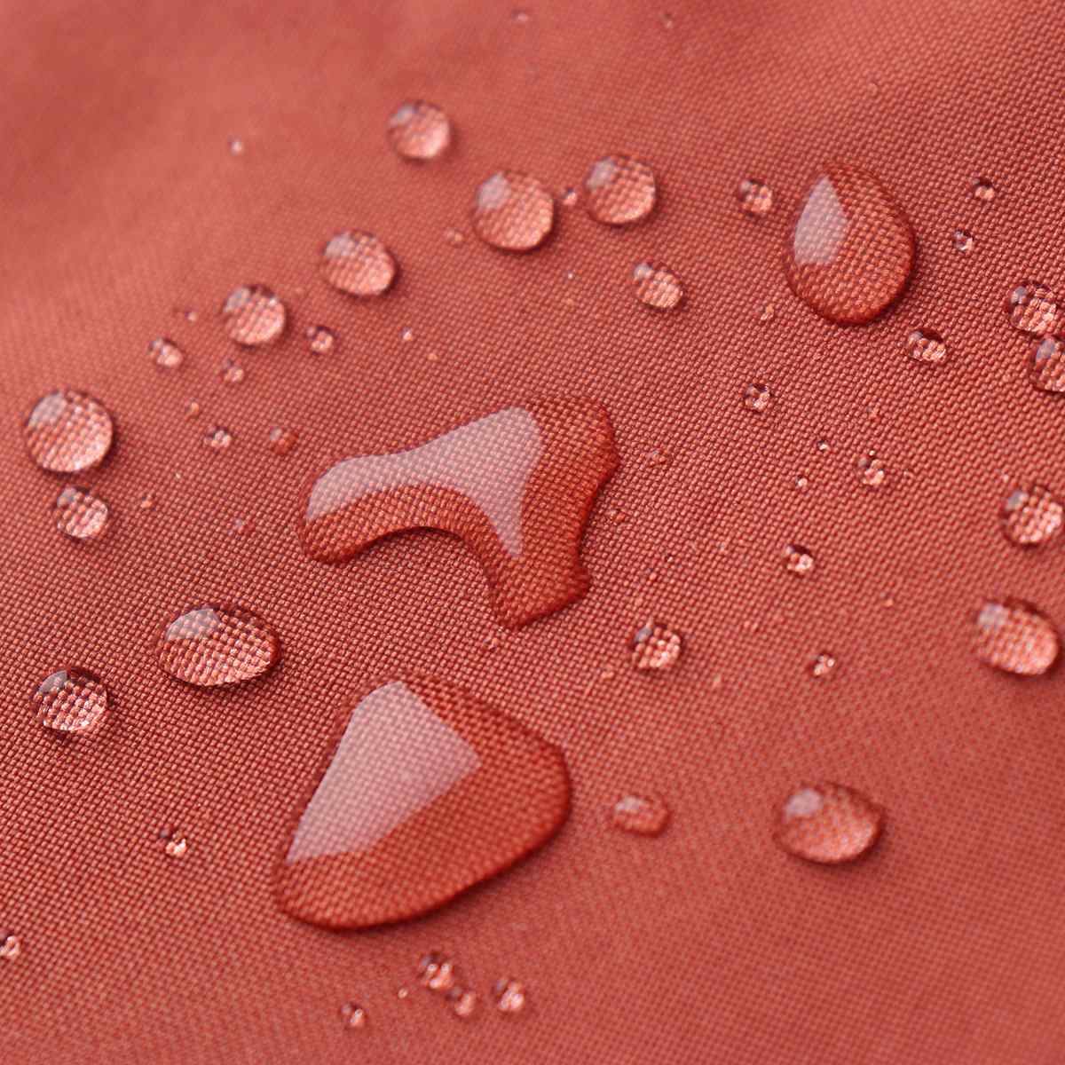 Voile d'ombrage rouge rouille - Protection UV 90% et imperméable