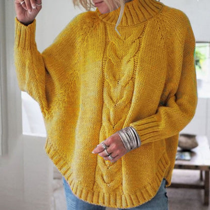 Pull Oversize en Maille Torsadée - Élégance et Confort pour Femme