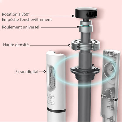 Corde à sauter intelligente avec sac de rangement pratique