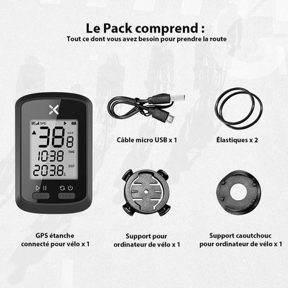 GPS Étanche Connecté pour Vélo – Navigation Précise en Toutes Conditions
