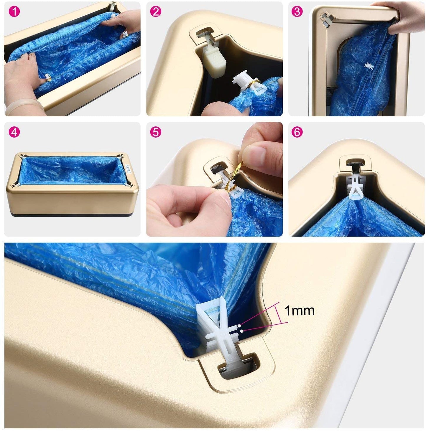 Distributeur Automatique de Couvre-Chaussures Élégant