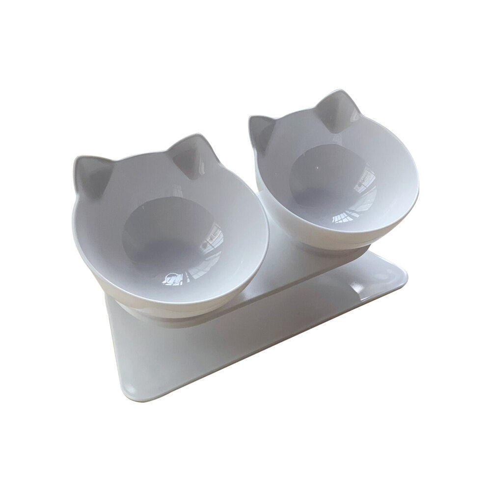Double bol pour chat - Livraison offerte