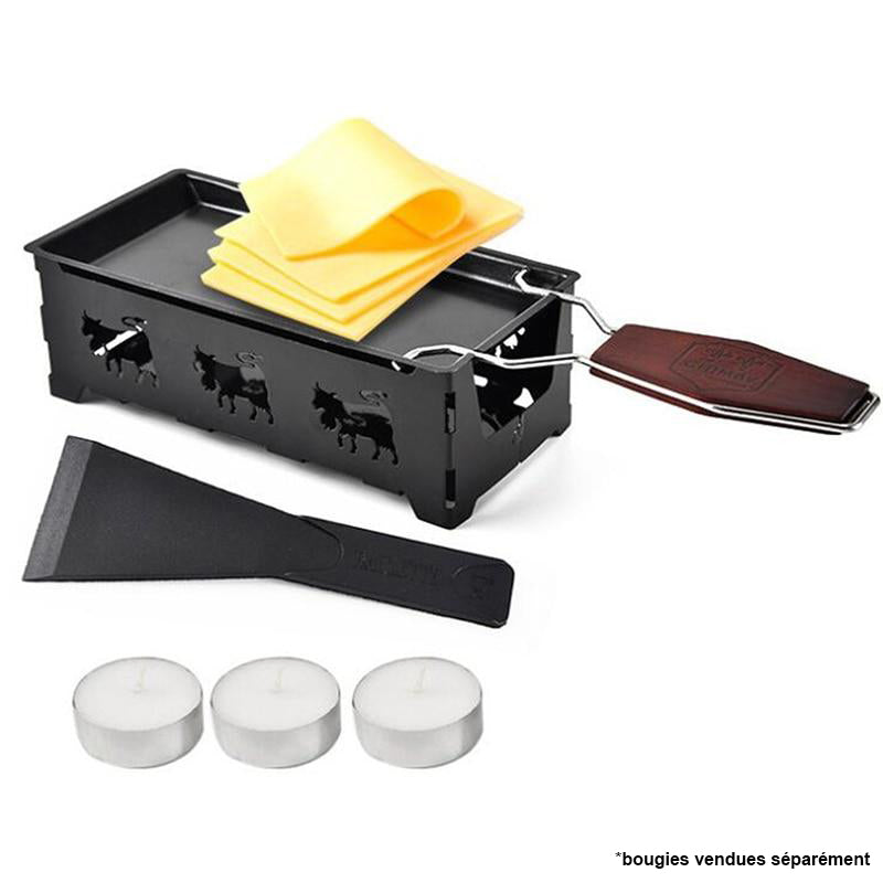 Mini Appareil à Raclette Anti-Adhésif pour soirées conviviales