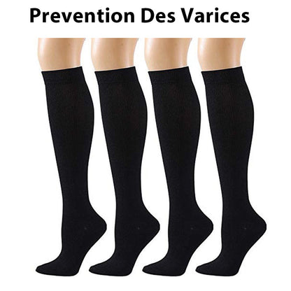 Chaussettes de Compression Anti-Fatigue Confort Optimal pour Tous
