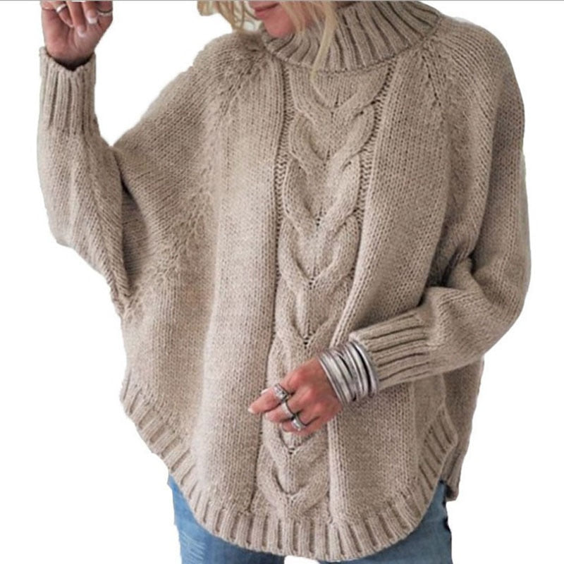 Pull Oversize en Maille Torsadée - Élégance et Confort pour Femme