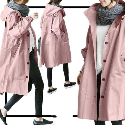 Trench-Coat Élégant Imperméable pour Femme