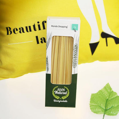 Pailles en blé 100 Pièces - Livraison Gratuite