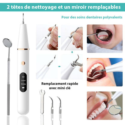Nettoyeur Dentaire Électronique Sonic LED pour Sourire Éclatant