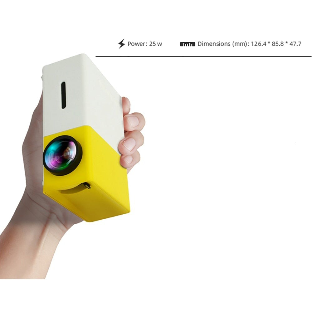 Mini projecteur portable : Transformez votre salon en salle de cinéma !
