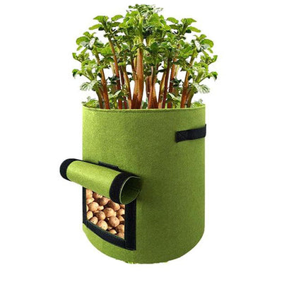 Pot de Culture Vertical en Fibres Végétales pour Plantes et Pommes de Terre