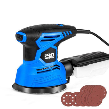 Ponceuse électrique à rotation aléatoire 300W avec 21 papiers abrasifs
