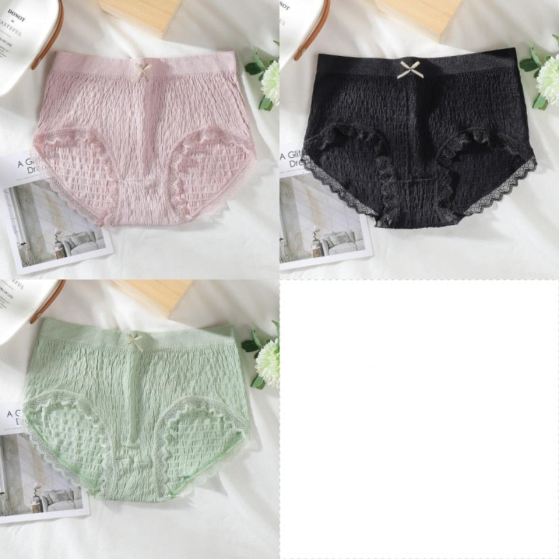 Culottes anti-bactériennes en coton pour femme - Lot de 3