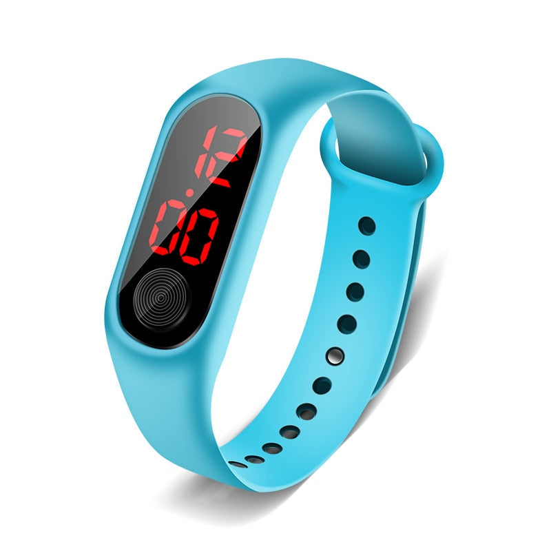 Montre LED numérique en silicone pour enfants - Style et confort au quotidien
