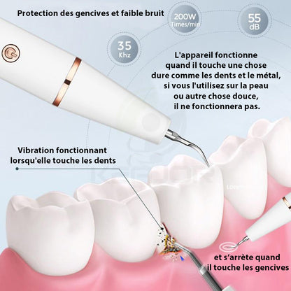 Nettoyeur Dentaire Électronique Sonic LED pour Sourire Éclatant