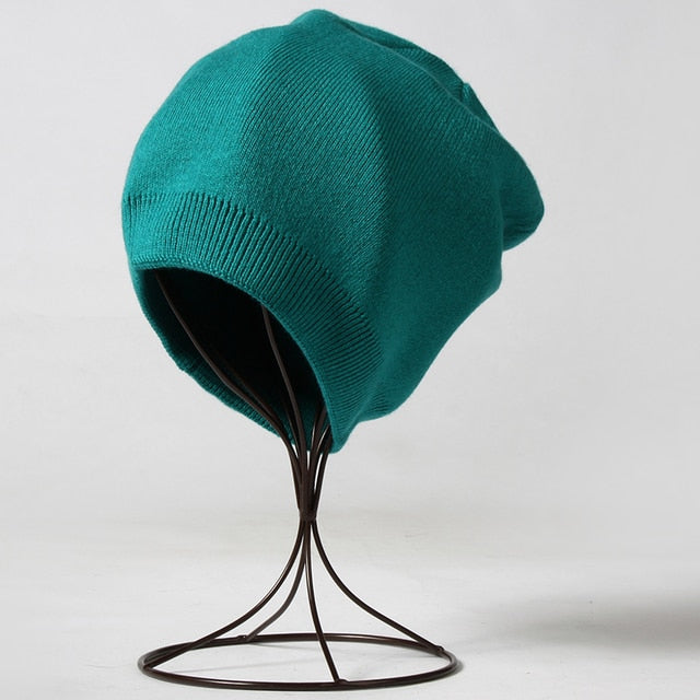 Bonnet d'hiver en cachemire unisexe – élégance et chaleur garantie !