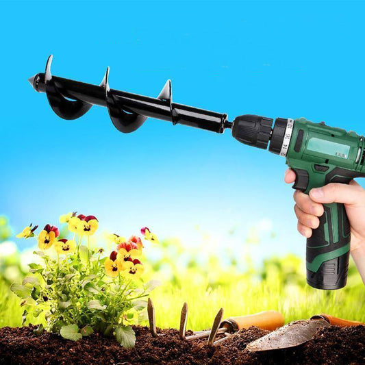 Perceuse à trous en spirale pour un jardinage facile et rapide