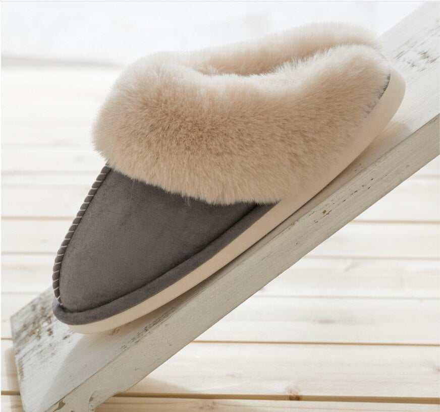 Chaussons en fausse fourrure Alex : confort et style pour vos pieds !