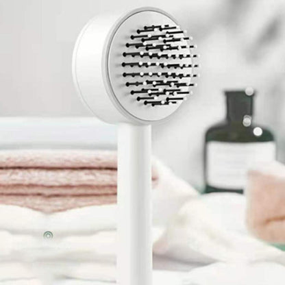 Brosse à cheveux autonettoyante 3 en 1 : démêlage doux et massage relaxant