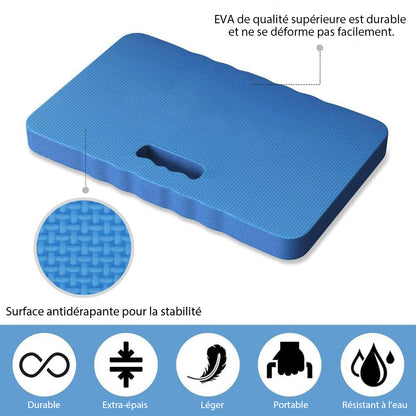 Tapis d'agenouillement en mousse épaisse - Confort et praticité pour vos projets jardinage!