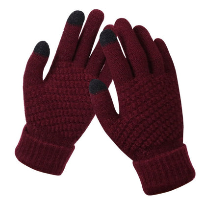 Gants Tactiles Confort en Coton Tricotés à la Main