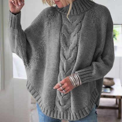Pull Oversize en Maille Torsadée - Élégance et Confort pour Femme
