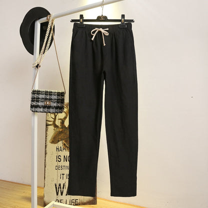 Pantalon Estival en Coton et Lin – Léger et Confortable pour Femme