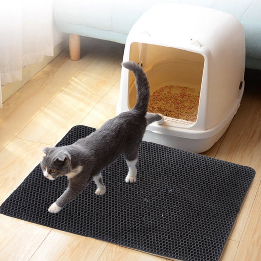 Tapis de litière imperméable pour chat - Confort et propreté assurés