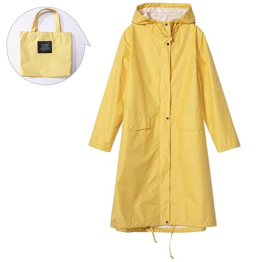 Trench Imperméable à Capuche pour Femme - Élégance et Confort sous la Pluie
