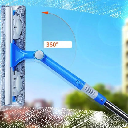Nettoyeur de Vitres Rotatif 2 en 1 - Nettoyage Facile et Efficace
