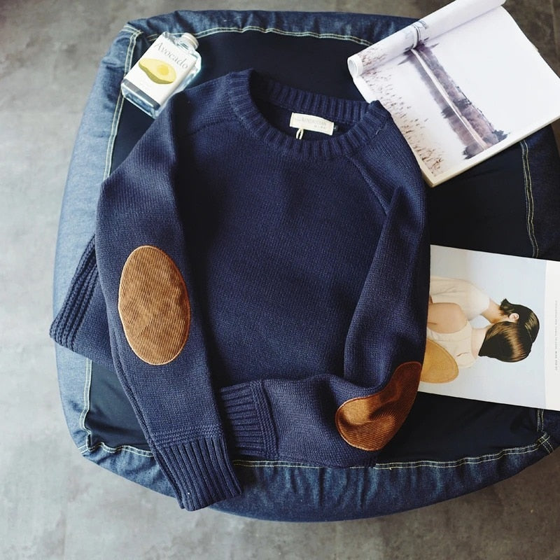 Pull avec coudières PEDRO : Élégance et confort au quotidien