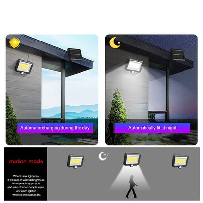 Lampe Murale Solaire Étanche avec Détecteur de Mouvement